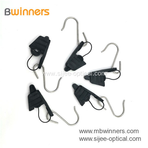 Tension Clamp FTTH Cable Fish Anchoring Suspension Drop Wire Clamp